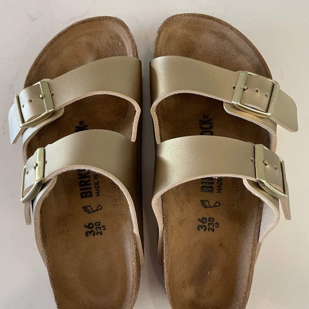 Birkenstock Gold Sandals